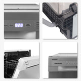 Lavavajillas Challenger Acero 59.5x82.5cm 110 Voltios con Seis Funciones Preconfiguradas