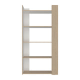 Biblioteca Sara Cartagena y Blanco 83.2x161.1cm Rectangular con Cuatro Compartimientos