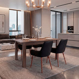 Mesa de comedor Portofino Avellana 160x75.6cm Rectangular de Cuatro Puestos sin Sillas