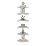 Repisa Shelf Blanco 30.5x30.5cm Triangular de Un Entrepaño