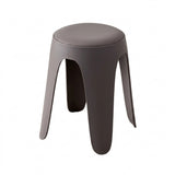 Silla para Exteriores Else Gris Oscuro 34x46.5cm Apilable sin Apoya Brazos y sin Espaldar