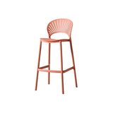 Silla Bar para Exteriores Paraiso Terracota 49x105cm sin Apoya Brazos y con Espaldar