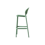Silla Bar para Exteriores Paraiso Verde Olivo 49x105cm sin Apoya Brazos y con Espaldar