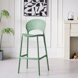 Silla Bar para Exteriores Paraiso Verde Olivo 49x105cm sin Apoya Brazos y con Espaldar