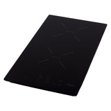 Estufa de Inducción para Empotrar Haceb Negro 29x52cm 220 Voltios para Electrico con Dos Quemadores y con Pantalla Digital