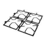 Estufa de Empotrar Haceb Tandoori Hierro Fundido Dual Inox 60x51cm 110 Voltios para Gas Natural con Cuatro Quemadores