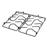 Estufa de Empotrar Haceb Platina Inox 60x51cm 110 Voltios para Gas Propano con Cuatro Quemadores
