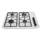 Estufa de Empotrar Haceb Platina Inox 66x54cm 110 Voltios para Gas Natural con Cuatro Quemadores