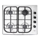 Estufa de Empotrar Haceb Sesamo Inox 60x51cm 110 Voltios para Gas Propano con Cuatro Quemadores