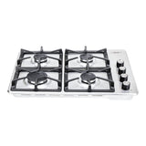 Estufa de Empotrar Haceb Tandoori Hierro Fundido Inox 60x43cm 110 Voltios para Gas Propano con Cuatro Quemadores