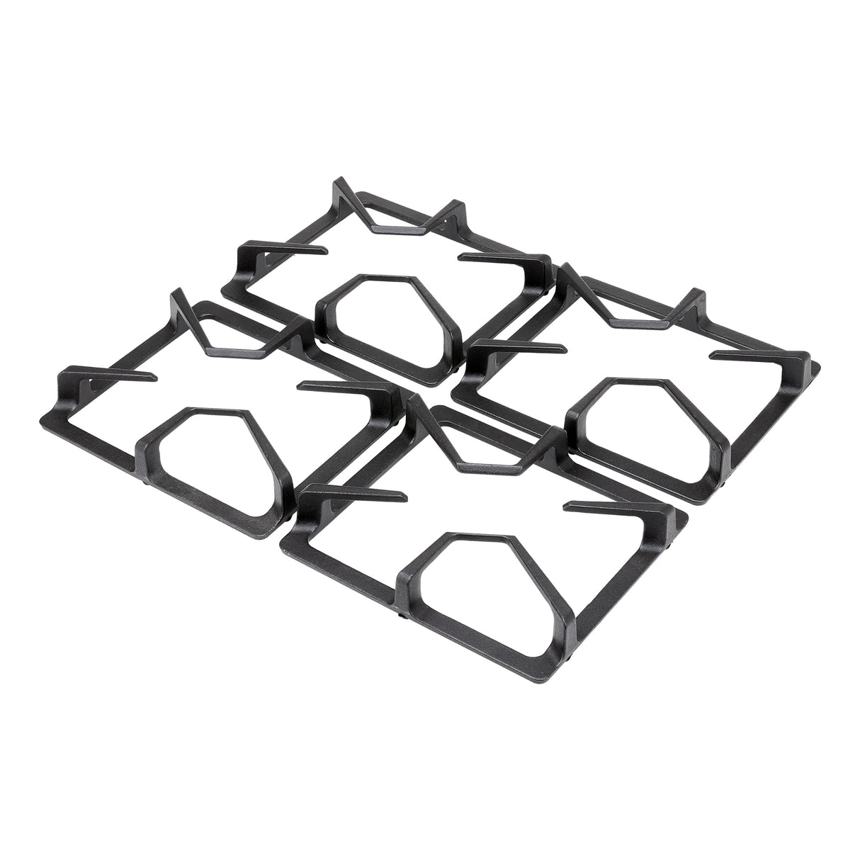 Estufa de Empotrar Haceb Tandoori Hierro Fundido Inox 60x43cm 110 Voltios para Gas Propano con Cuatro Quemadores