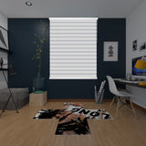 Cortina Roller Duo Elegance Blanco 180x220cm Enrollable de Rayas Apertura Vertical y con Sistema Propio
