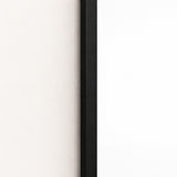 Espejo de Pared Led Negro 60x120cm de Arco Superior Luz Cálida con Marco En Madera
