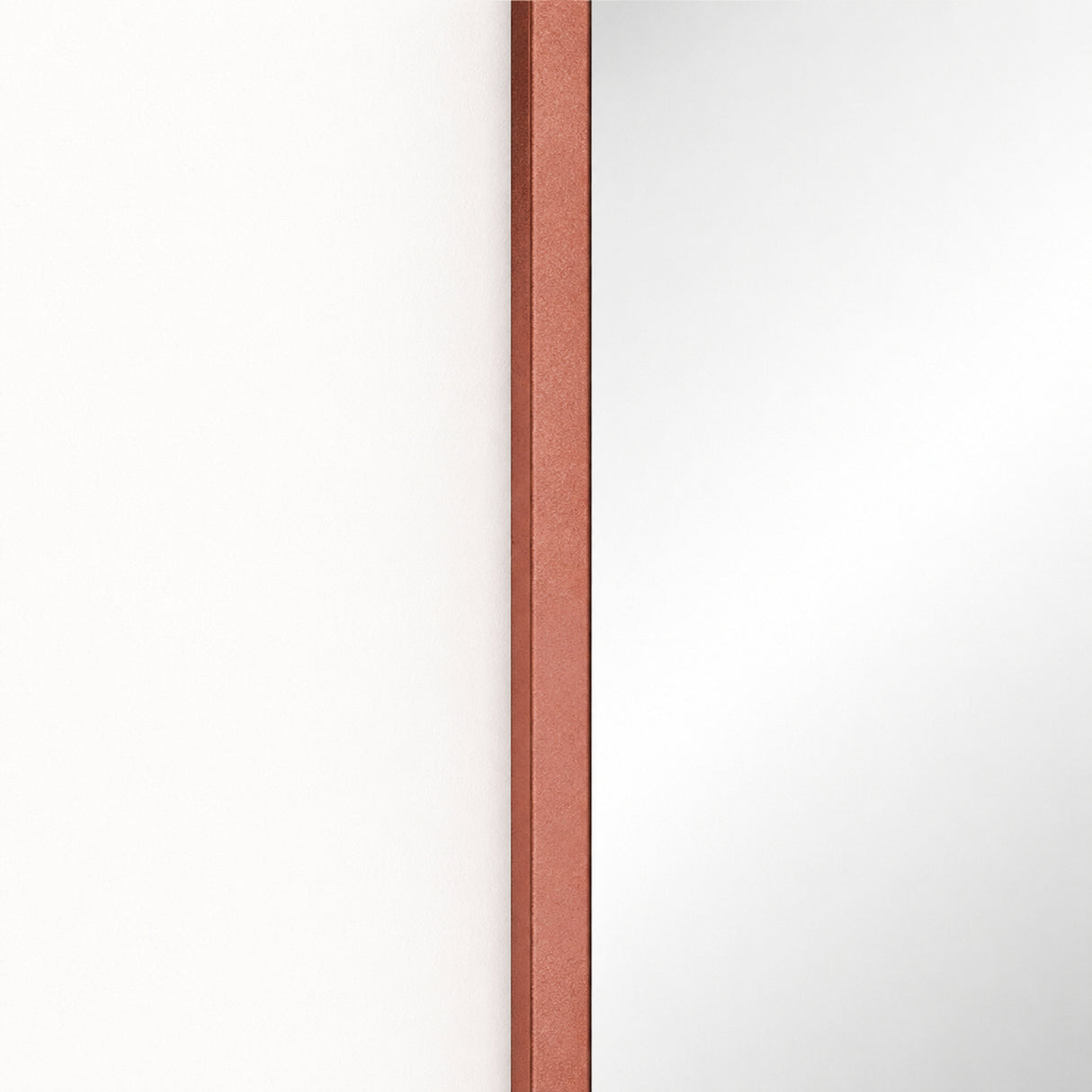 Espejo de Pared Led Oro Rosa 60x120cm de Arco Superior Luz Cálida con Marco En Madera