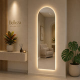Espejo de Pared Led Verona 60x180cm de Arco Superior Luz Cálida