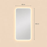 Espejo de Pared Led Parma 60x120cm Rectangular Luz Cálida