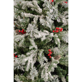 Árbol de Navidad Piña Fruta Verde y Blanco 105x180cm de Piso