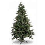 Árbol de Navidad Escarchado Verde y Plata 120x210cm de Piso