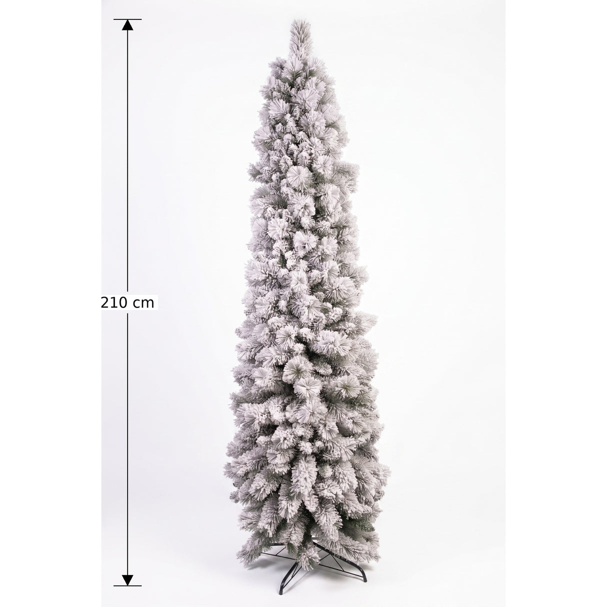 Árbol de Navidad Vela Nevado Blanco Nevado 120x210cm de Piso
