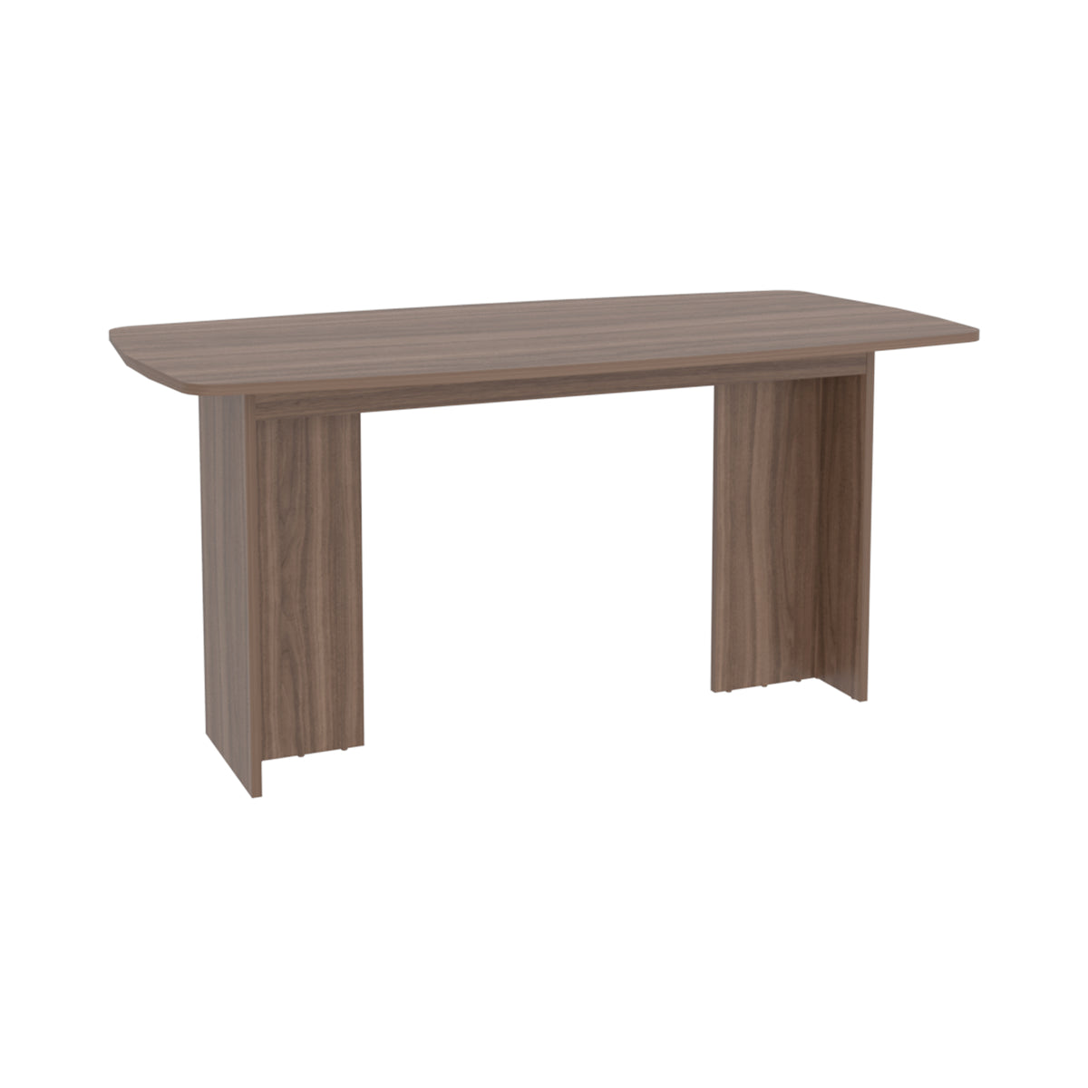 Mesa de Comedor Bangkok Avellana 156x75.6cm de Cuatro Puestos sin Sillas y con Patas