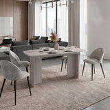 Mesa de Comedor Bangkok Positano 156x75.6cm de Cuatro Puestos sin Sillas y con Patas