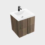 Kit Mueble con Lavamanos Siena Mitte Tambo y Blanco 46.8x42.4cm Individual con Un Cajón