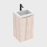 Kit Mueble con Lavamanos Oslo Soder Mali y Blanco 46.8x42.4cm Individual