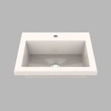 Kit Mueble con Lavamanos Oslo Nardo y Marfil 61.8x47.4cm Individual con Dos Cajones
