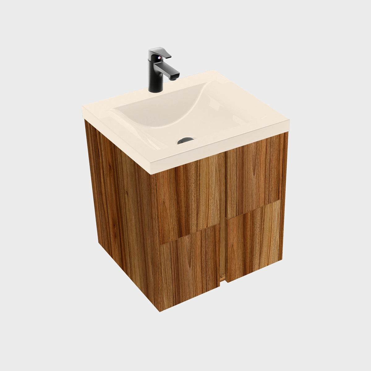 Kit Mueble con Lavamanos Siena Gracia Sikuani y Marfil 123.4x47.6cm Dobles con Un Cajón