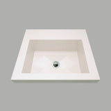 Kit Mueble con Lavamanos Siena Blanco y Marfil 46.8x42.4cm Individual con Dos Cajones