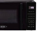 Horno Microondas Haceb de Manija Negro 44x24cm de 20 Litros 120 Voltios con Ocho Funciones Preconfiguradas
