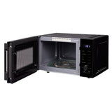 Horno Microondas Haceb de Perilla Negro 54x29cm de 25 Litros 120 Voltios con Ocho Funciones Preconfiguradas