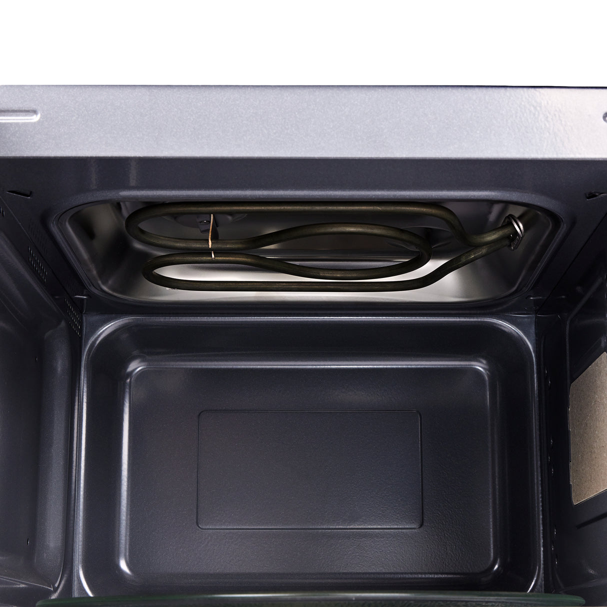 Horno Microondas Haceb Negro 48x29cm de 25 Litros 120 Voltios con Ocho Funciones Preconfiguradas y con Grill