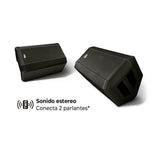 Parlante Kalley Negro Mate 40.8x31cm Portátil con Control Remoto