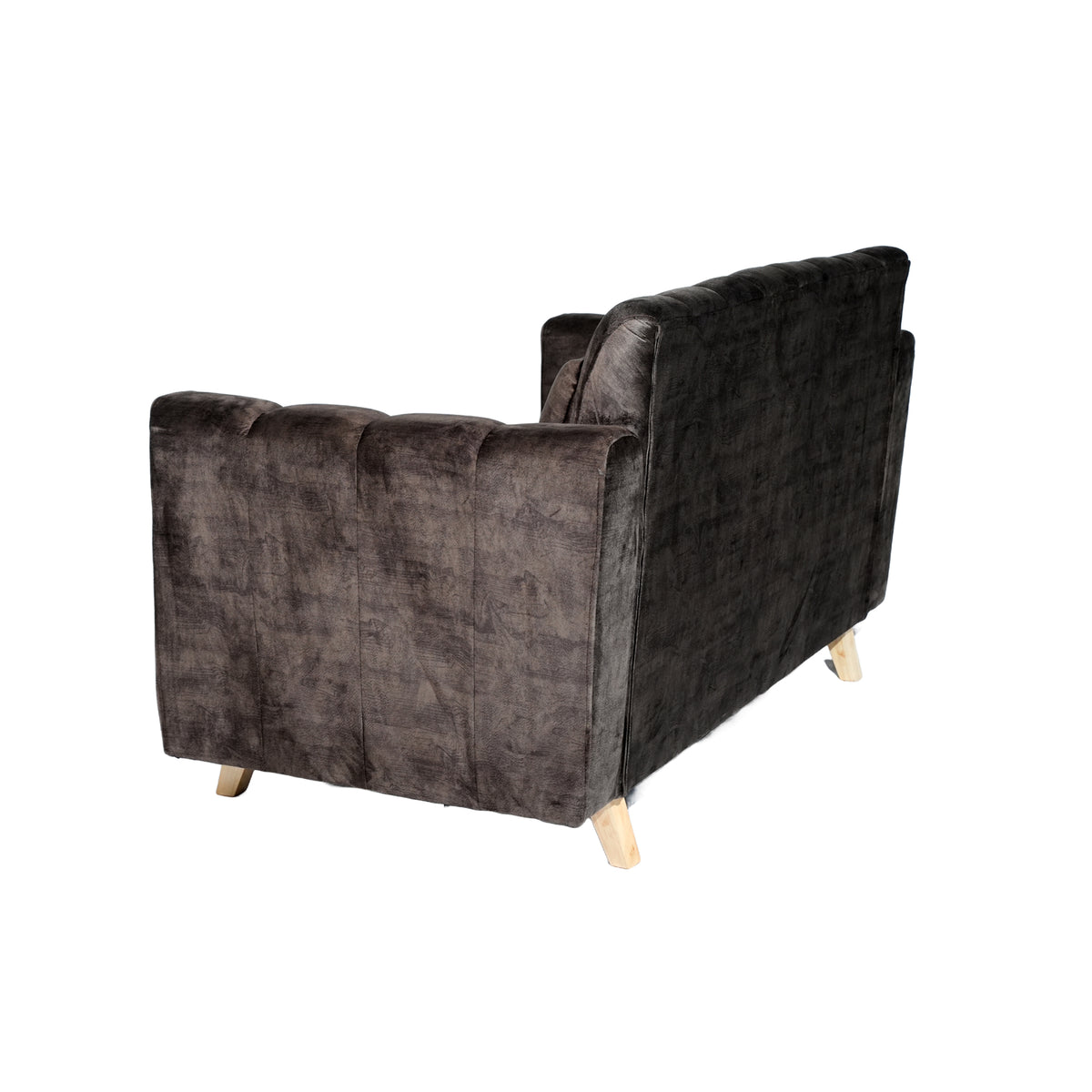 Sofá Sevilla Chocolate 80x80cm de Dos Puestos Antifluido con Apoya Brazos