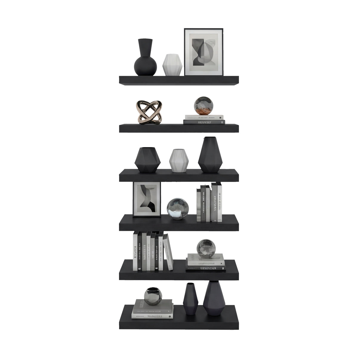 Set de 2 Repisas Shelf Wengue 60x3.8cm Rectangulares