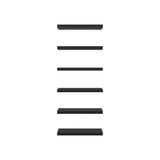 Set de 2 Repisas Shelf Wengue 60.9x3.8cm Rectangulares
