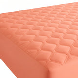 Protector de Colchón Transpirable Coral para Colchón Doble 140 X 190 Cm Acolchado 300 Hilos