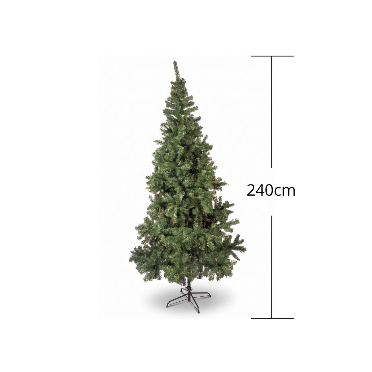 Árbol de Navidad Normal Z Verde 135x240cm de Piso