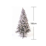 Árbol de Navidad Nieve Z Verde y Blanco Nieve 105x180cm de Piso