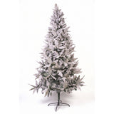 Árbol de Navidad Nieve Z Verde y Blanco Nieve 135x240cm de Piso