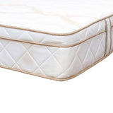 Colchón Prana Blanco y Beige Sencillo 100 X 190 Cm Medio Suave Hipoalergénico