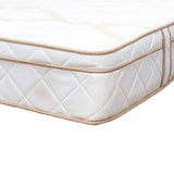Colchón Prana Blanco y Beige Semidoble 120 X 190 Cm Medio Suave Hipoalergénico
