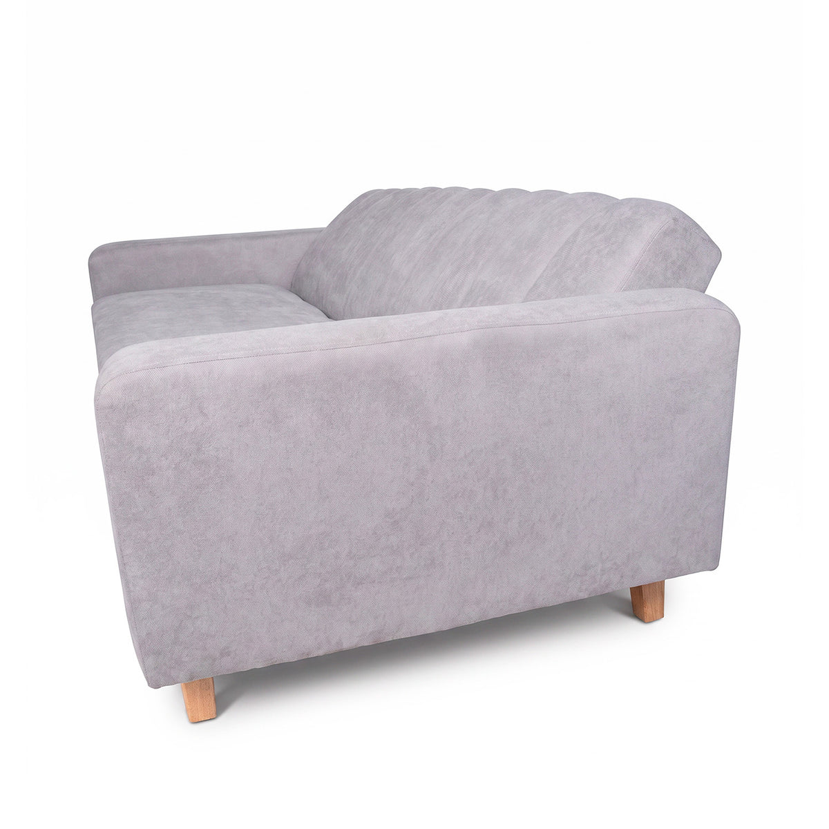 Sofá Cama Salamanca Plata 108x92cm de Tres Puestos Reclinable Antifluido con Apoya brazos