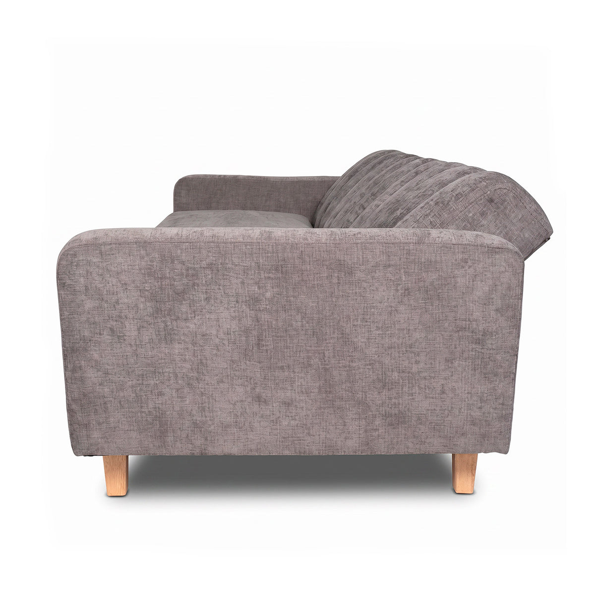 Sofá Cama Salamanca Gris Oscuro 108x92cm de Tres Puestos Reclinable Antifluido con Apoya brazos