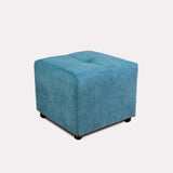 Puff Valencia Aqua 46x41cm de Un Puesto Antifluido sin Apoya brazos