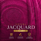 Cortina Jacquard Fucsia 280x200cm de Figuras