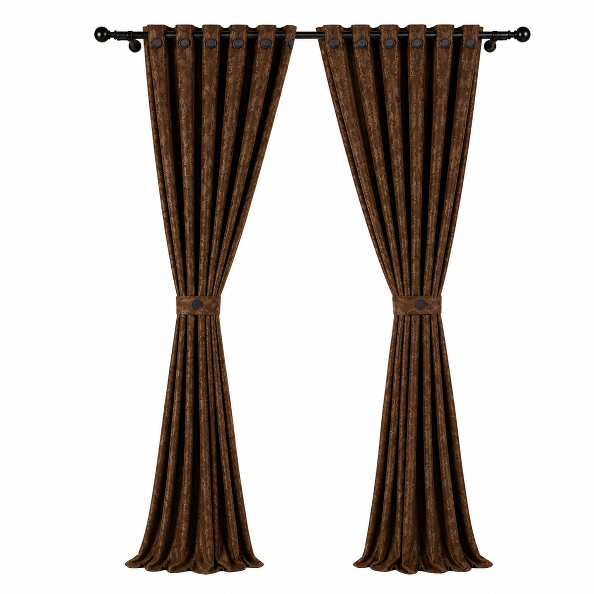 Cortina Jacquard Cafe 280x200cm de Figuras