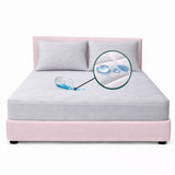 Combo Protector de Colchón y de Almohada Semiantifluido Gris para Colchón King 200 X 200 Cm Semi-Antifluido