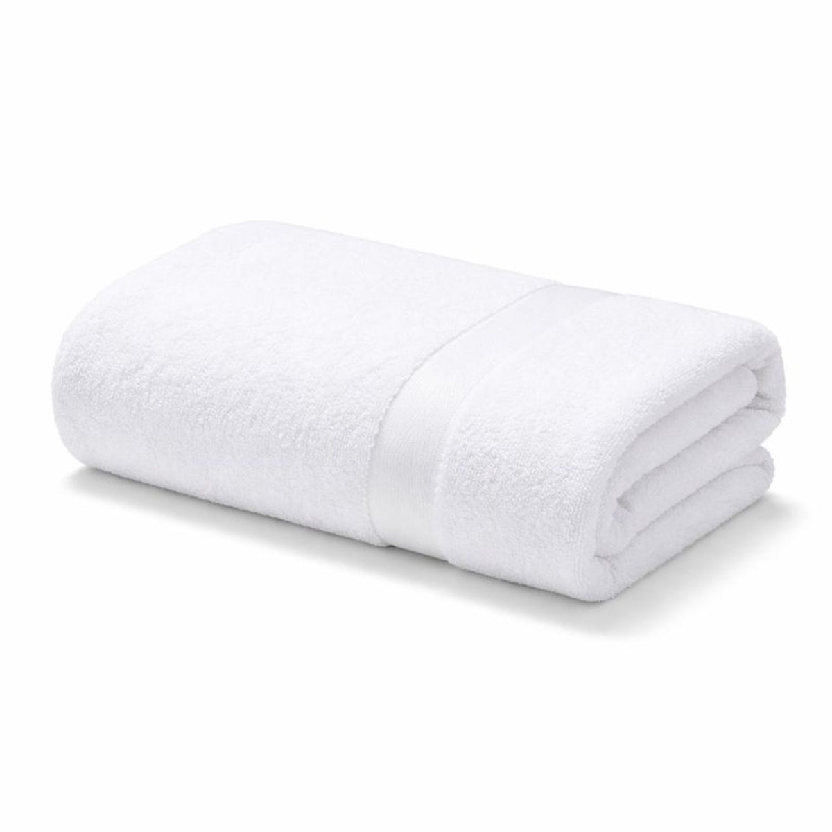 Toalla de Cuerpo Blanco 140x70cm Fondo Entero Medio Suave 400gr con Secado Rápido y Alta Absorción